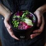 קופסת אוכל תרמית נירוסטה שחורה 550 מ"ל Monbento I