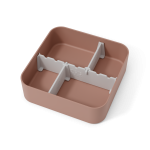 קופסת אוכל כפולה ורודה 1 ליטר Monbento I