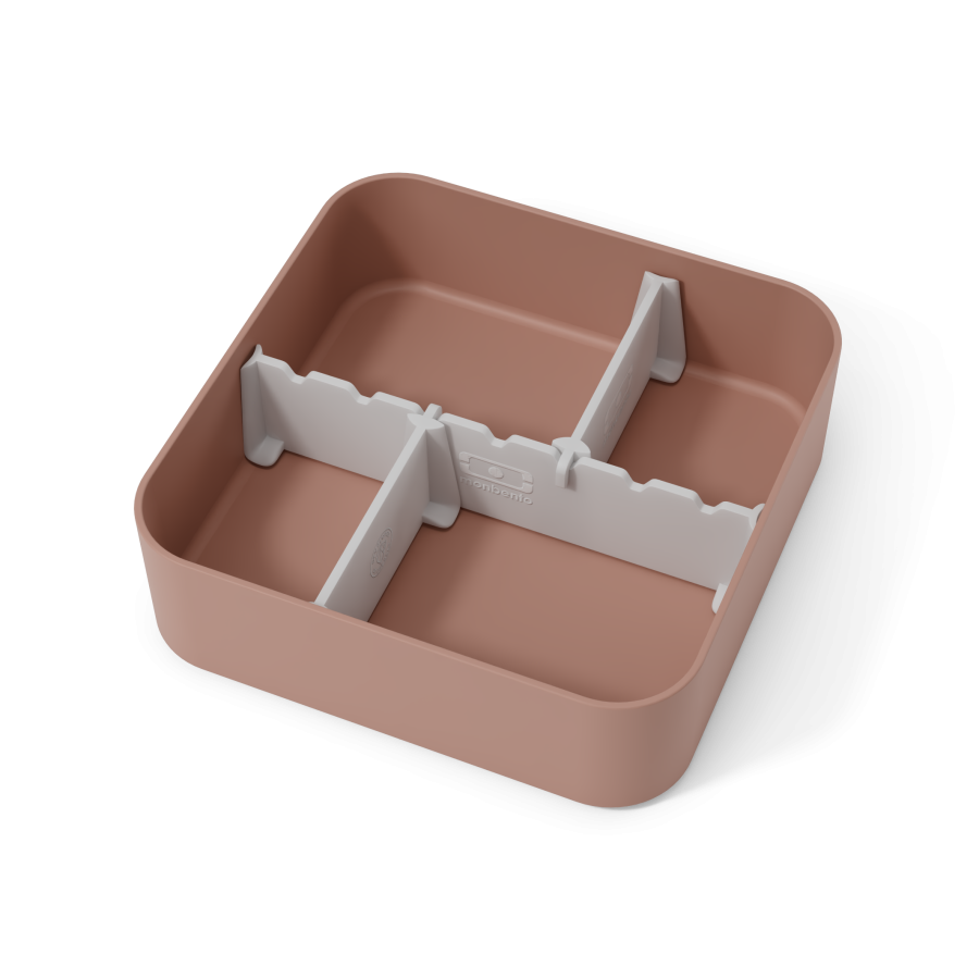 קופסת אוכל כפולה ורודה 1 ליטר Monbento I
