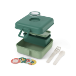 קופסת חטיפים לילדים מרובעת ירוקה 850 מ"ל Monbento I