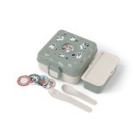 קופסת חטיפים לילדים מרובעת דביבון 850 מ"ל Monbento I