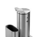 דיספנסר סנסור נטען מאט 266 מ"ל + מתקן לספוג מבית SimpleHuman