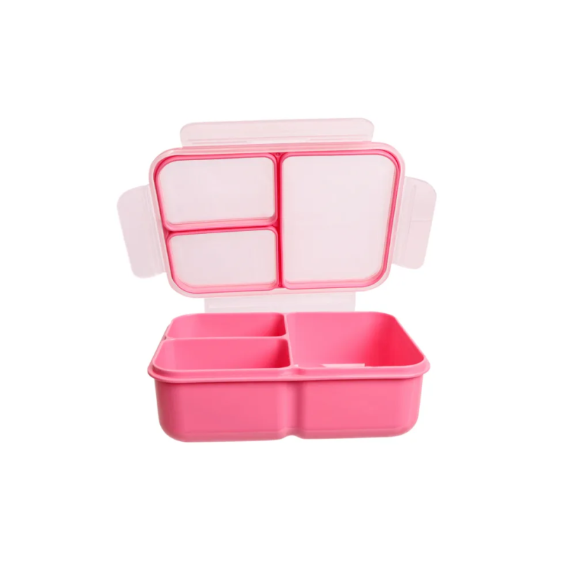 קופסת אוכל מחולקת 1.4 ליטר Bento Box ורוד מבית Decor