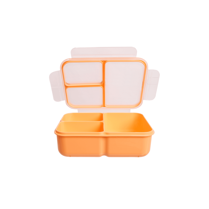 קופסת אוכל מחולקת 1.4 ליטר Bento Box כתום מבית Decor
